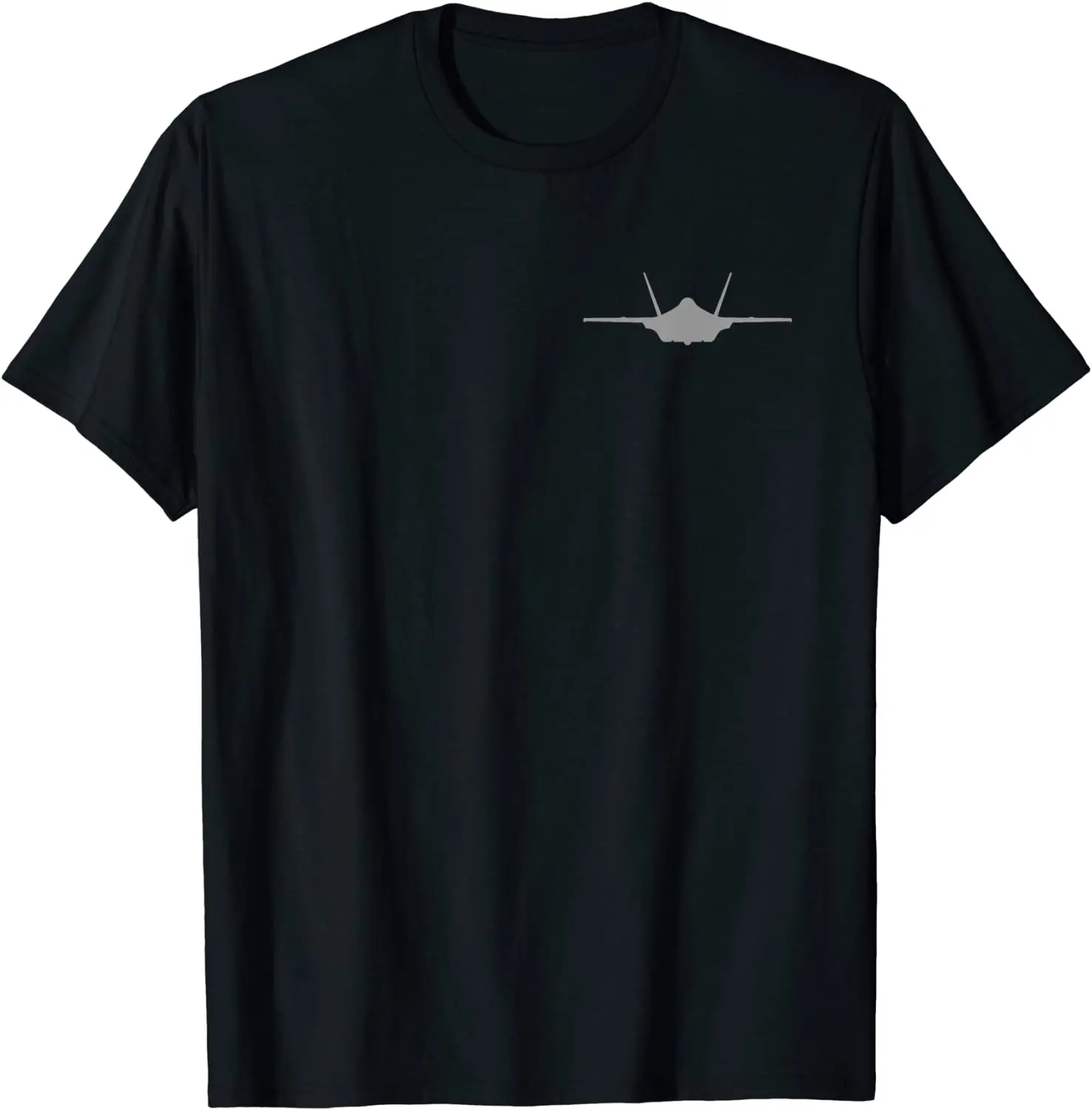 F-35 A JSF Lightning II Aircraft Silhouette and Tri View Men T-Shirt Short Sleeve Casual 100% Cotton O-Neck Summer Shirt