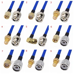 RG402 Coax Cable BNC TNC To SMA Male Female Connector SMA To TNC&SMA To BNC Crimp for RG402 High Frequency Test 50ohm Fast