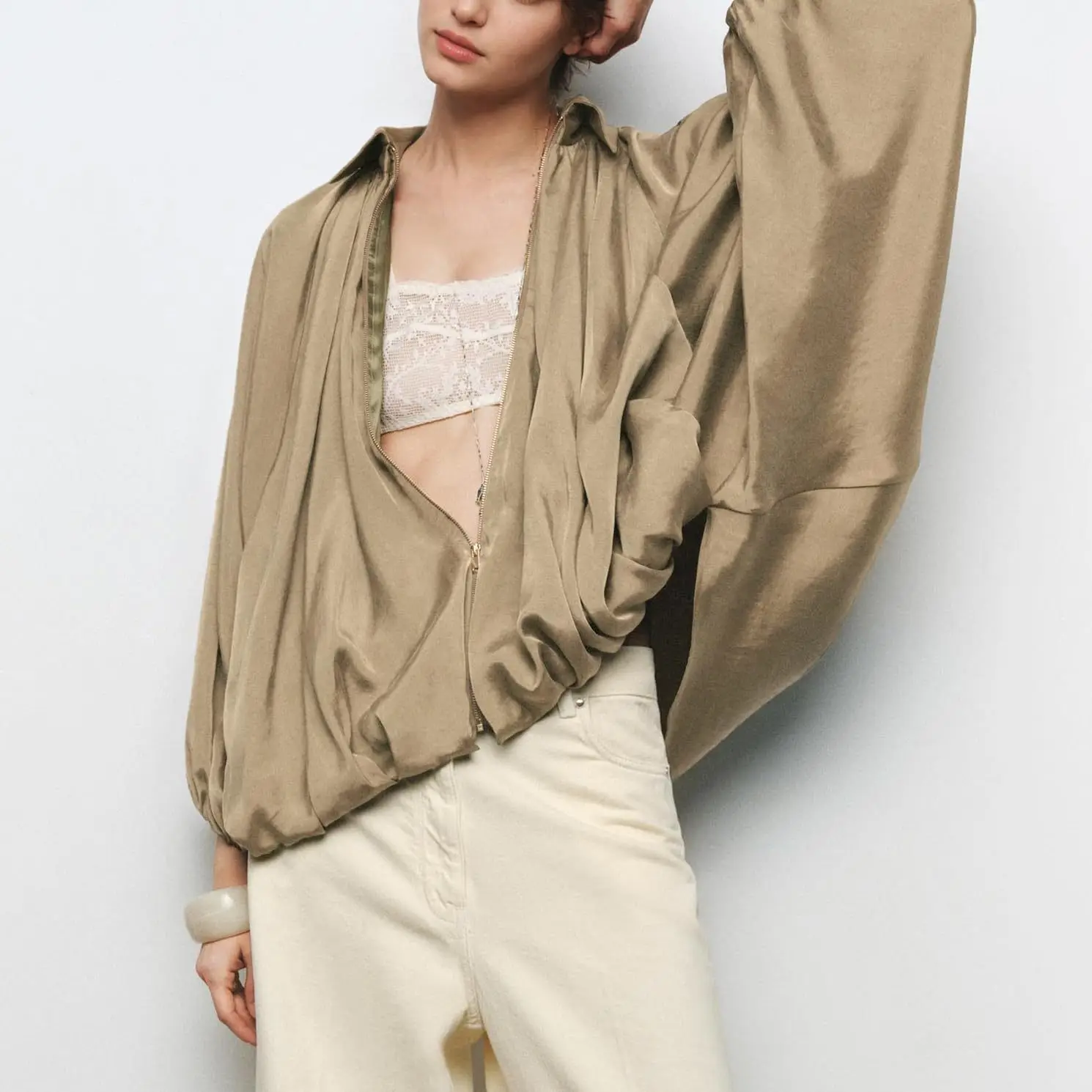 Chaquetas Bomber para mujer, chaqueta azul marino de franela de invierno, estilo Cargo de camuflaje, ropa técnica para exteriores, chaqueta de trabajo funcional para senderismo, utilidad OL