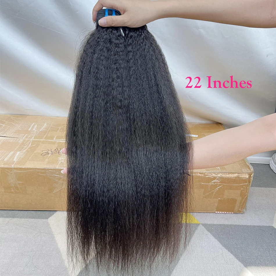 Yiwigs 15A Grade Kinky Straight 100% Vietnamese Raw Hair Bundles 10-30 inches Black Hair Weave Extensions