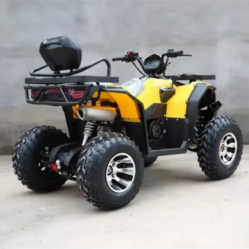 

2026 Adult 200CC Gas ATV 10inch Steel 4 Wheeler with Electric Start All-terrain Outdoor Powerful Quad Motorbike ATV