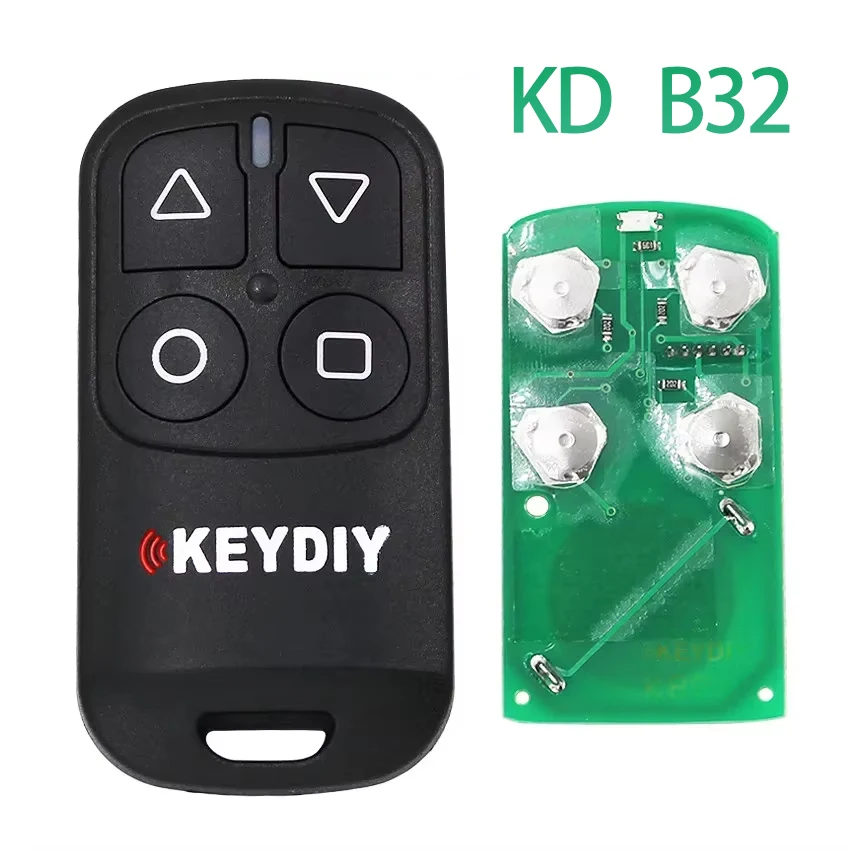 

KEYDIY KD B32-4 B32 Автомобильный дистанционный ключ 4-кнопочный ключ дистанционного управления гаражными воротами для KD900 URG200 KD-X2/KD MINI Remote Generater