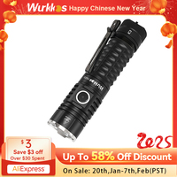 Wurkkos TS22 Rechargeable 21700 LED Flashlight XHP70.2 Powerful Max 4500LM IP68 with Magnet Tail & Reverse Charging for Hiking