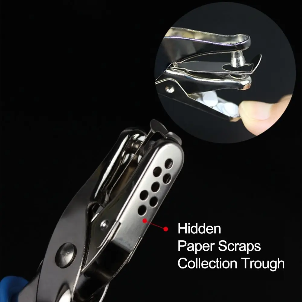 2Pcs 3/6mm Single Hole Punching Machine Portable Creative Handheld Hole Punch 3 Color Available Non-slip Punch Plier