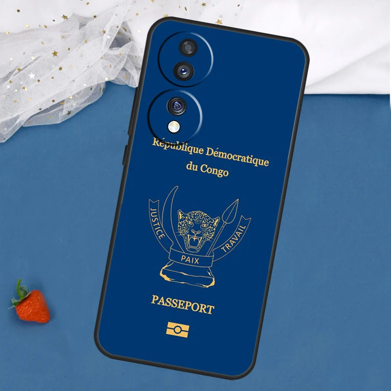 Democratic Republic of Congo Flag Case For Huawei P20 P30 P40 Lite P50 Pro Nova 5T P Smart 2019 Cover For Honor X8 X9 50 70