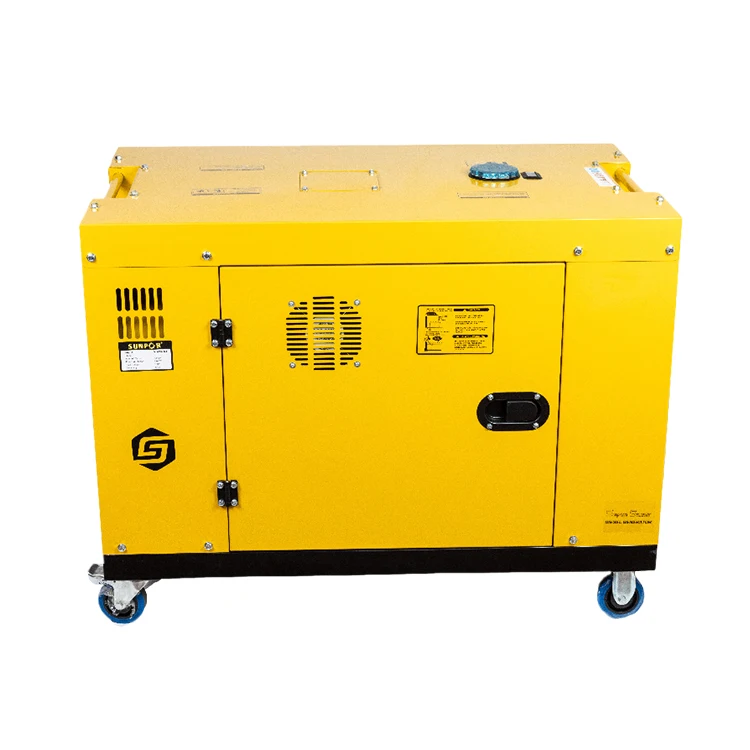 4 Stroke Portable 8kw 8.8kw Power Silent 8/8.8kva Air Cooled Dies el Generator