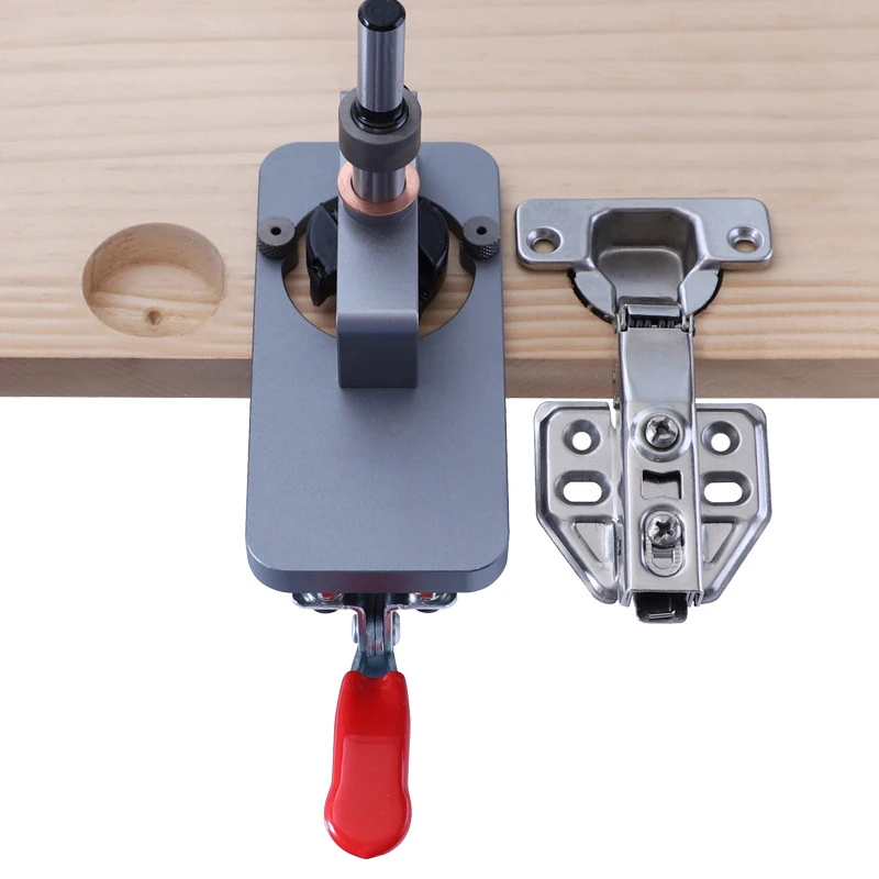 Punch Positioner Positioner Hinge Drill Bit Tool Cabinet 35mm Auger Woodworking Drilling Pocket Lock Clamp Door Hinge Opener