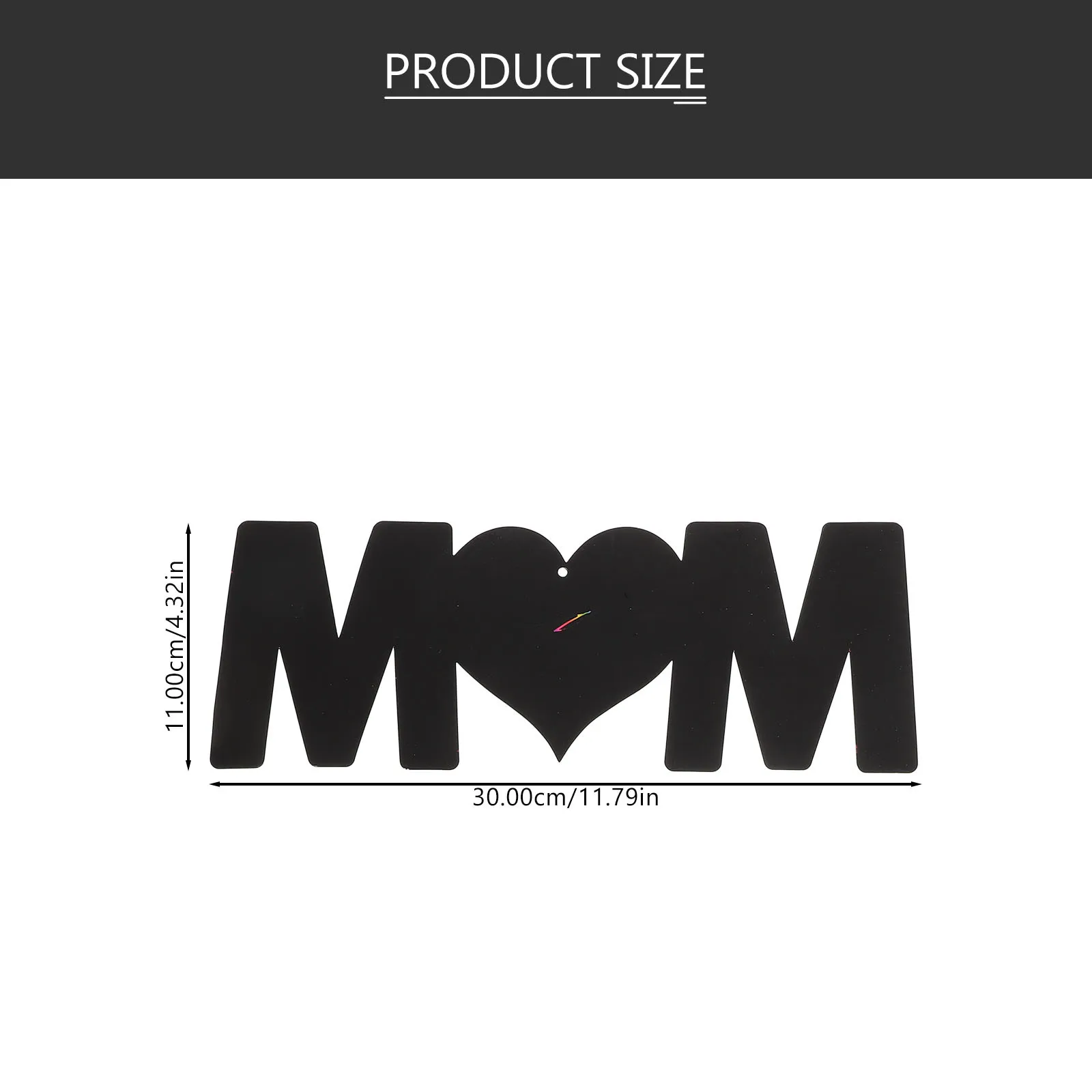 1 مجموعة عيد الأم خدش ورقة الإبداعية للأطفال DIY حزب شنقا الديكور الأسود خدش قبالة عيد الأم الحرفية