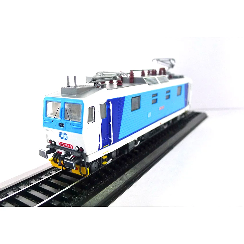 Atlas 1/87 Scale Diecast Model: 1984 Řada 263 001 Electric Locomotive Czech State Railways Gift for Fans Home Decoration