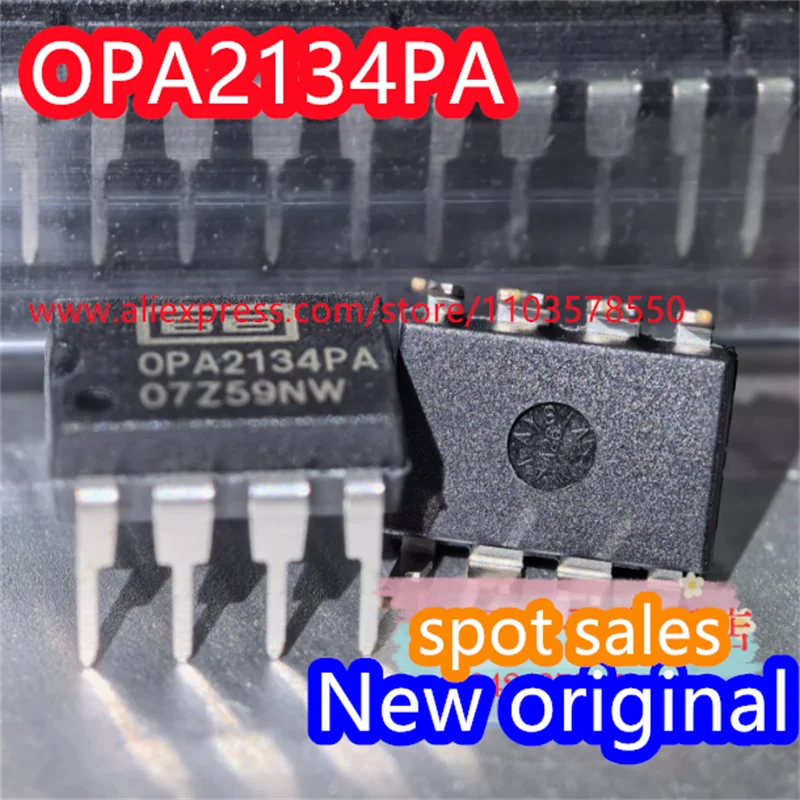 

5 шт. 100% новый оригинальный OPA2134PA OPA2134 прямая вставка DIP-8 аудио лихорадка двойной чип операционного усилителя IC