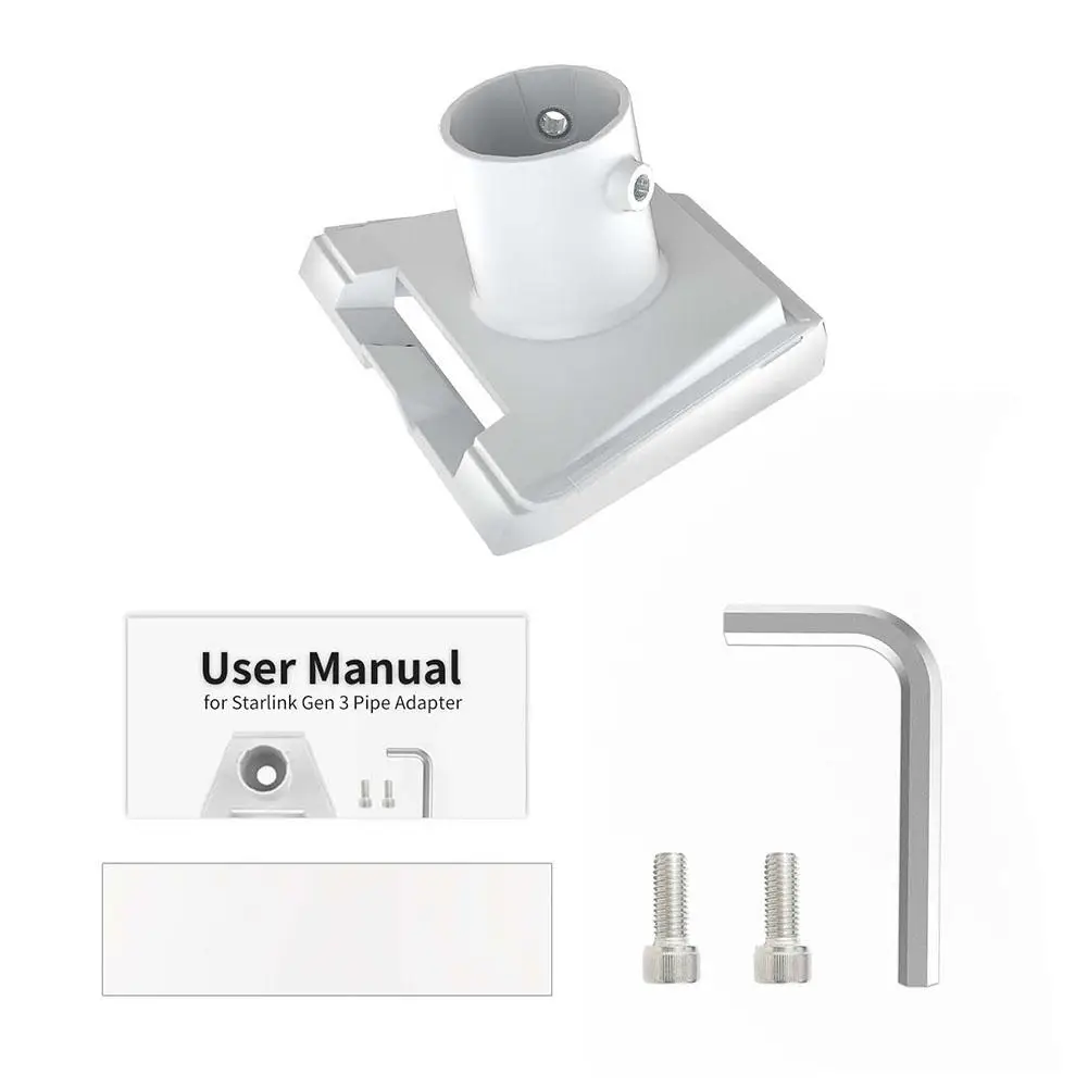 

Переходник для подключения к Интернету, портативный Монтажный кронштейн для спутника, пластиковый переходник с круглой трубкой, фитинг с пряжкой для starlink v3