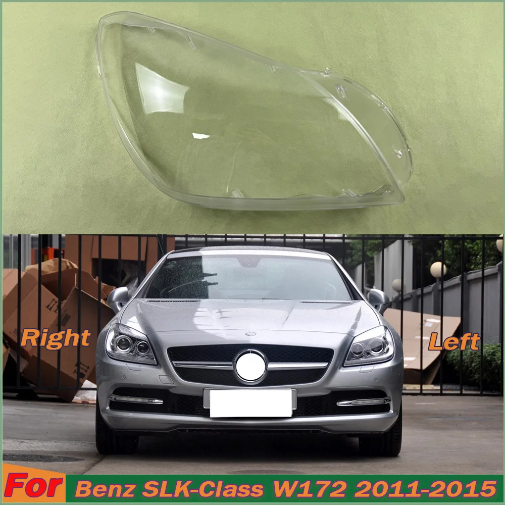 Transparent Headlight Cover For Mercedes-Benz SLK-Class W172 2011-2015 Lampshade Shell Headlamp Housing Durable Lens Plexiglass