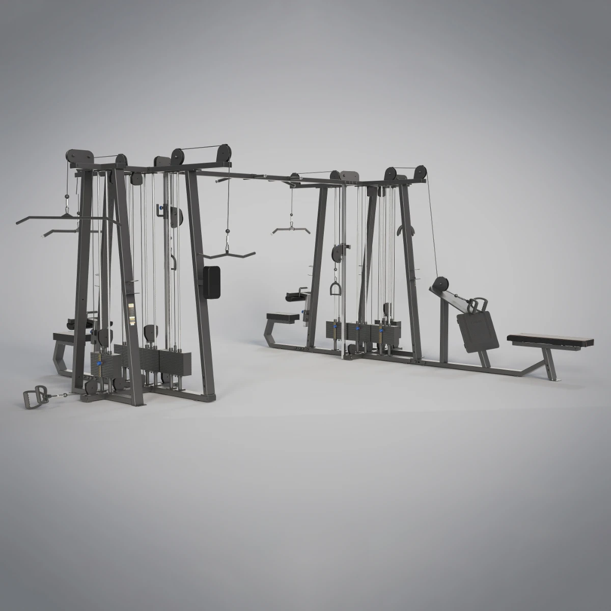 2024 Professional Gym Machines Equipment For Stomach Exercise Men Smith Machine Accessories Smart Home Weight Selling Fitness