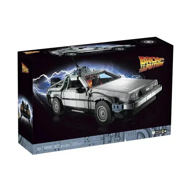 DeLorean Back to the Future Time DMC-12 Machine Sport Car Building Blocks Fit Bricks Toys for Children Chritmas Gift Set10300