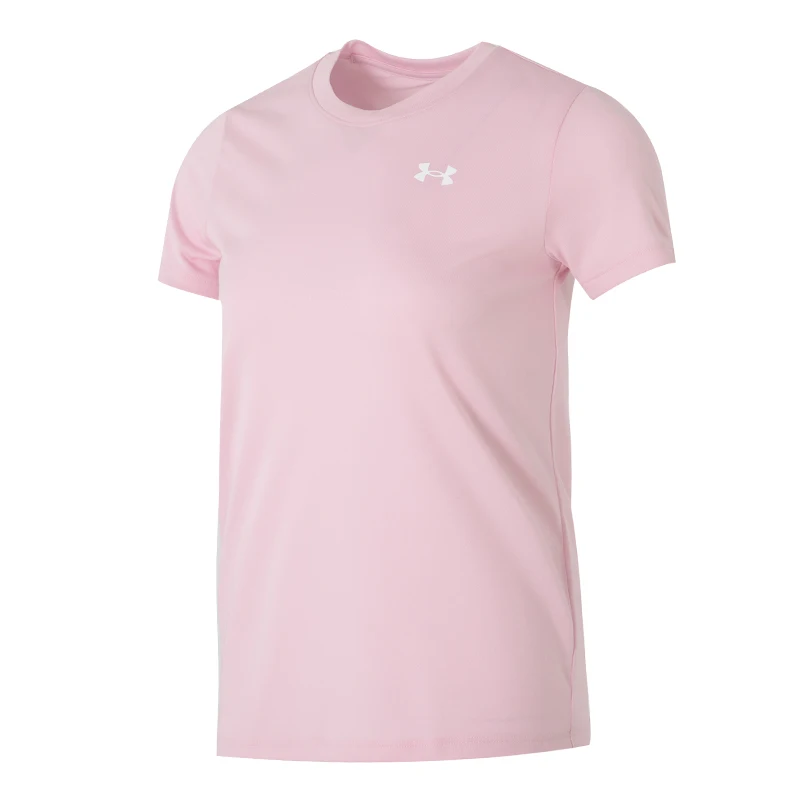 

Футболка Underarmour, женская спортивная одежда для бега, с короткими рукавами, женская удобная дышащая одежда для фитнеса и тренировок, топ 1384231-647
