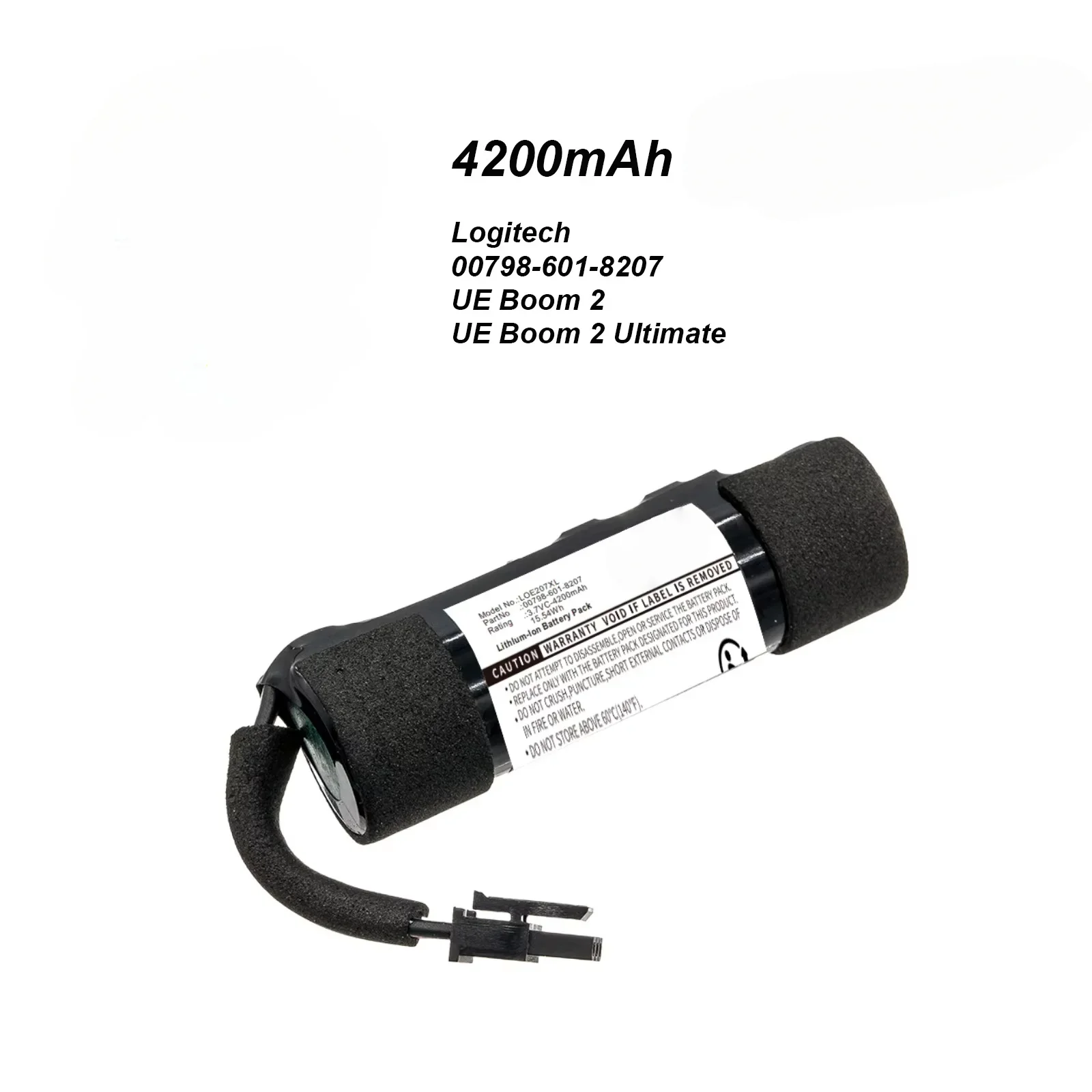 Li-po Battery 4200mAh 15.54Wh Replacement Power Unit for Logitech UE Boom 2 Ultimate Portable Bluetooth Speaker