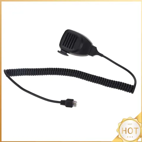 8 Pin Hand Mic Microphone Handheld Radio Microphone RJ-45 Plug Handheld Speaker Microphone for Kenwood KMC-30 TK-860 TK-7108HM