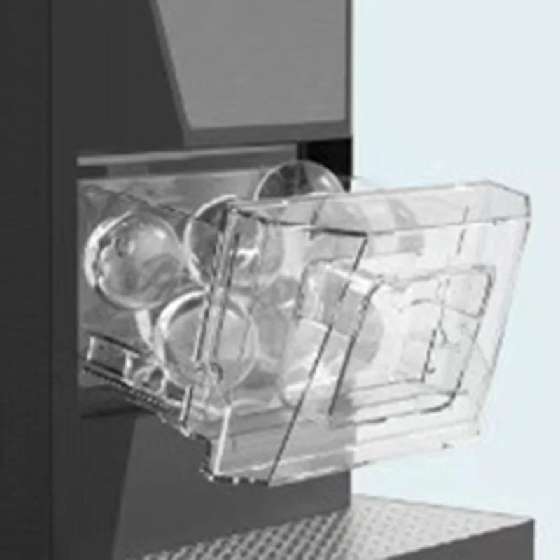 50MM/55MM Ice Ball Maker 2.3-4.1KG/DAY Transparent Spherical Ice Maker Self-Cleaning Function 2PCS/Cycle