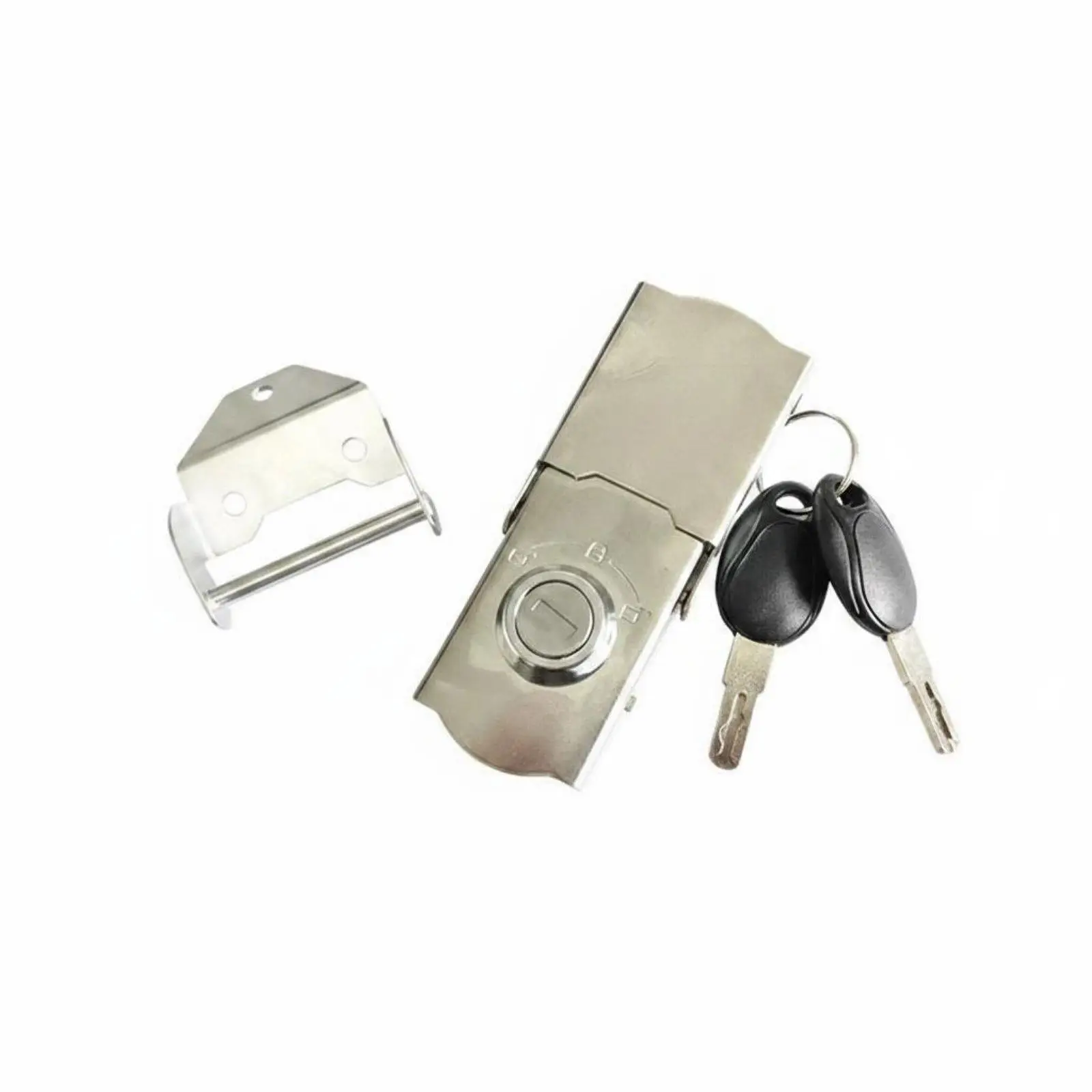Motorcycle Box Iron Trunk Lock Durable Top Box Buckle Lock for Utility Storage and Travel Use