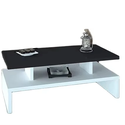 

MAYHOME Coffee Table In Black/White