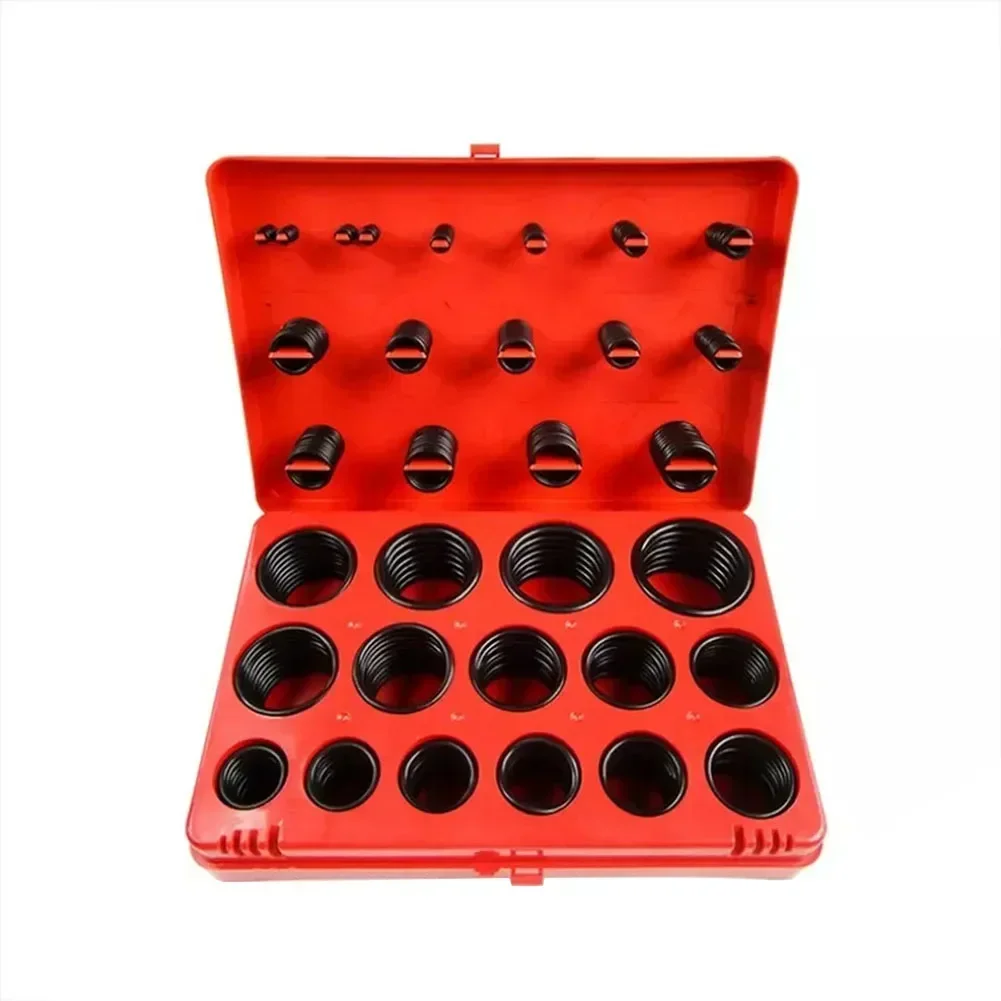 382PCS Inch O-Ring Kit Repair Set Case Box Assortment 30 Size Nitrile Rubber Ring Seal O Ring Gasket For Plumbing Automotive