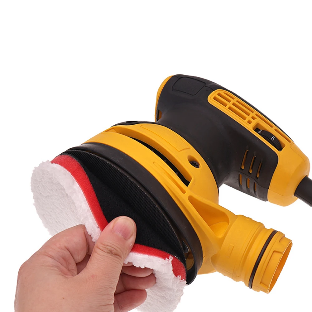 5 In Polished Disc Reusable Microfiber Buffing Pads For Car Polishing Scratch Shine 5-inch Fiber Disc Fiber Polishing