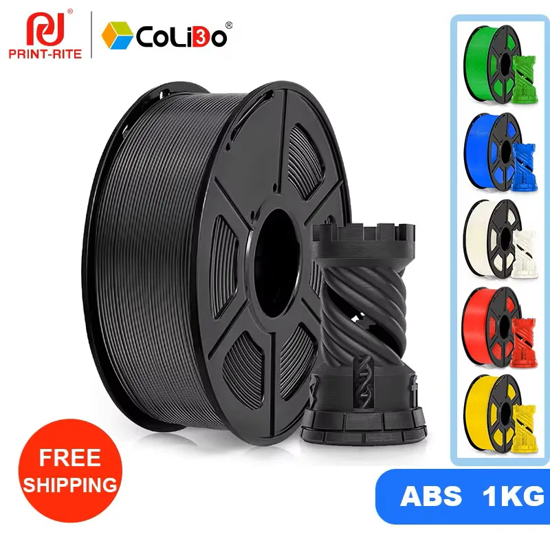 ABS Filament 1.75mm 3D Printing Filament 1kg Spool 3D Printer Material Perfectly With All Common FDM 3D Printers