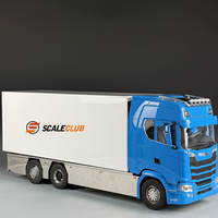SCALECLUB 1/14 European Style 770S 3-Axle Full Metal Chassis Container Truck RTR