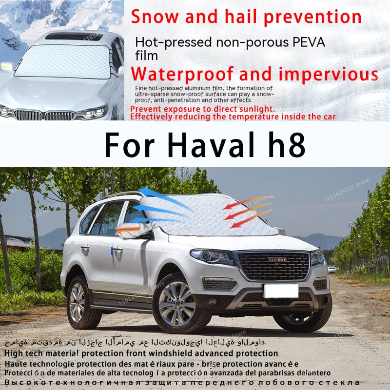 For Haval h8 the front windshield of a car is shielded from sunlight, snow, and hail  auto tools car accessories