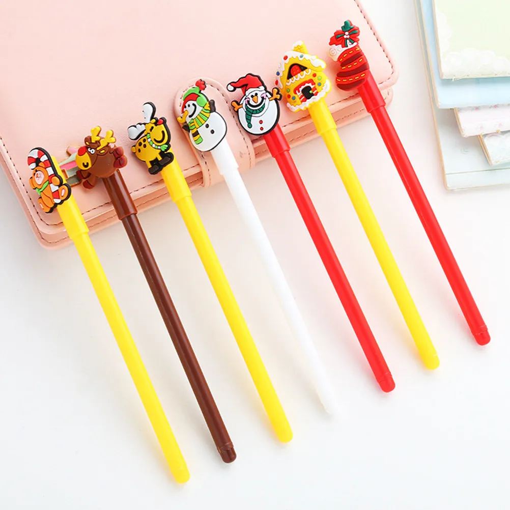 

28Pcs Gel Pen Set Fine Tip 0.38mm Creative Christmas Pens Writing Stationery Xmas Gift for Kids Students