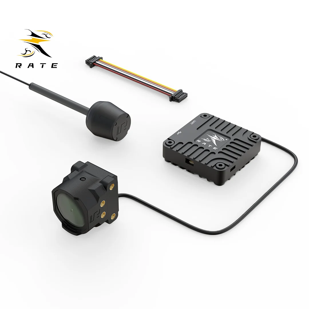 RATE FPV O4 Lite Air Unit Gehäuselinse Kühlkörper Aluminiumteile Weitwinkelobjektiv 145 ° ​ ​   FOV CNC modifizierte Hülle für DJI O4 Air Camera