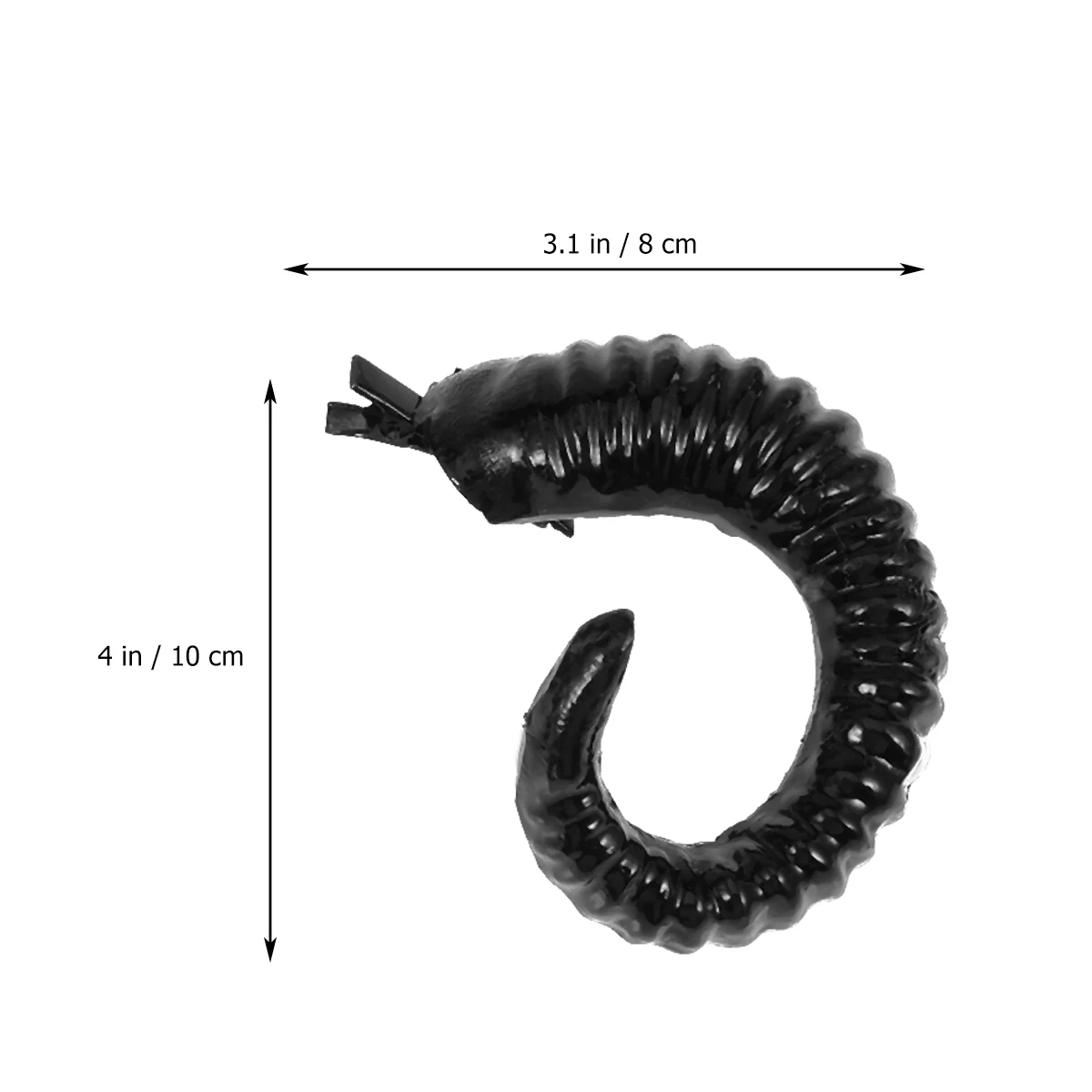 

Halloween Party Hair Accessories Hairpin Black Claw Clip Headpiece for Women Kids Halloween Costume Lightweight