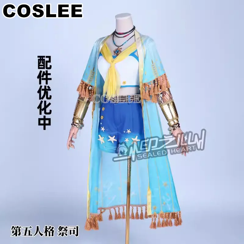 COSLEE Identity V Fiona Gilman Priestess Game Suit Cosplay Costume Uniform Halloween Party Outfit Women Role Play Clothing New