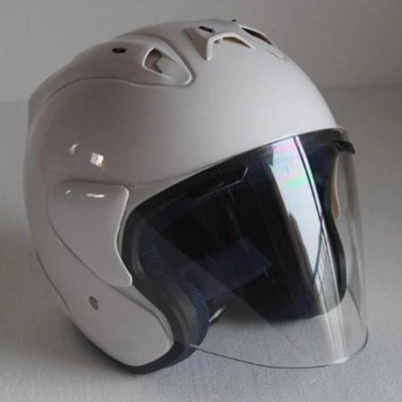 

Ram3 Bright White Half Helmet Motorcycle Off-Road Summer Helmet Downhill Racing Mountain Cross Casco Capacete Men and Women