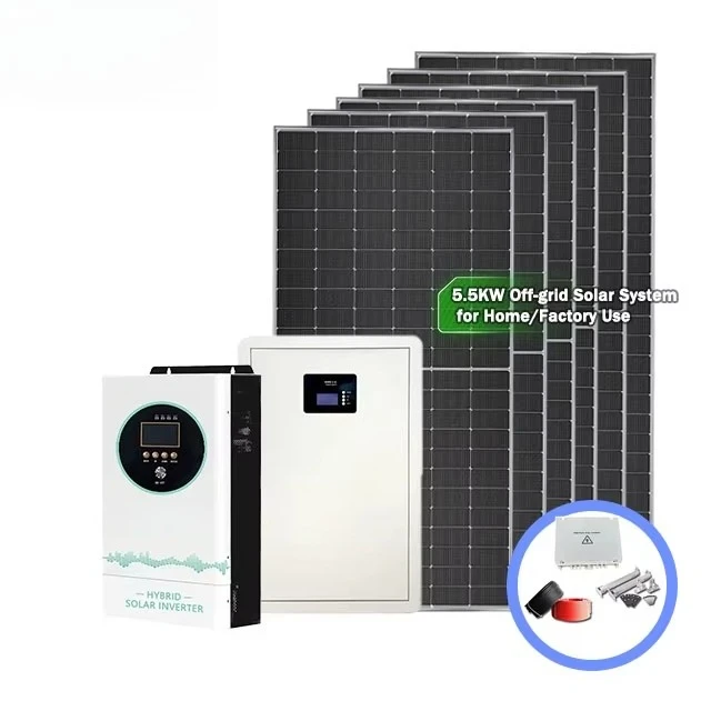 Kit completo do painel solar da bateria do inversor do sistema solar híbrido ESG 5kW Pro