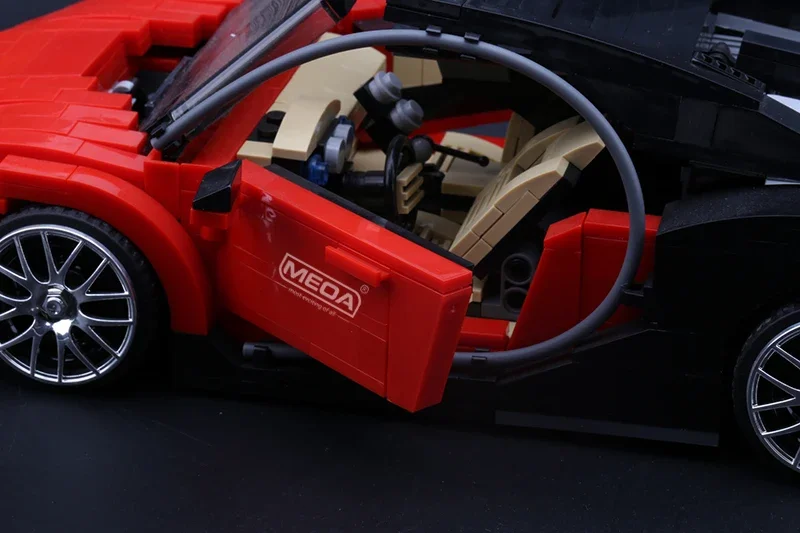 Building Blocks Sports Car high-tech Series Gallon Racing Car Cool Model Kit Stacking Bricks Toys For Kids Birthday Gift