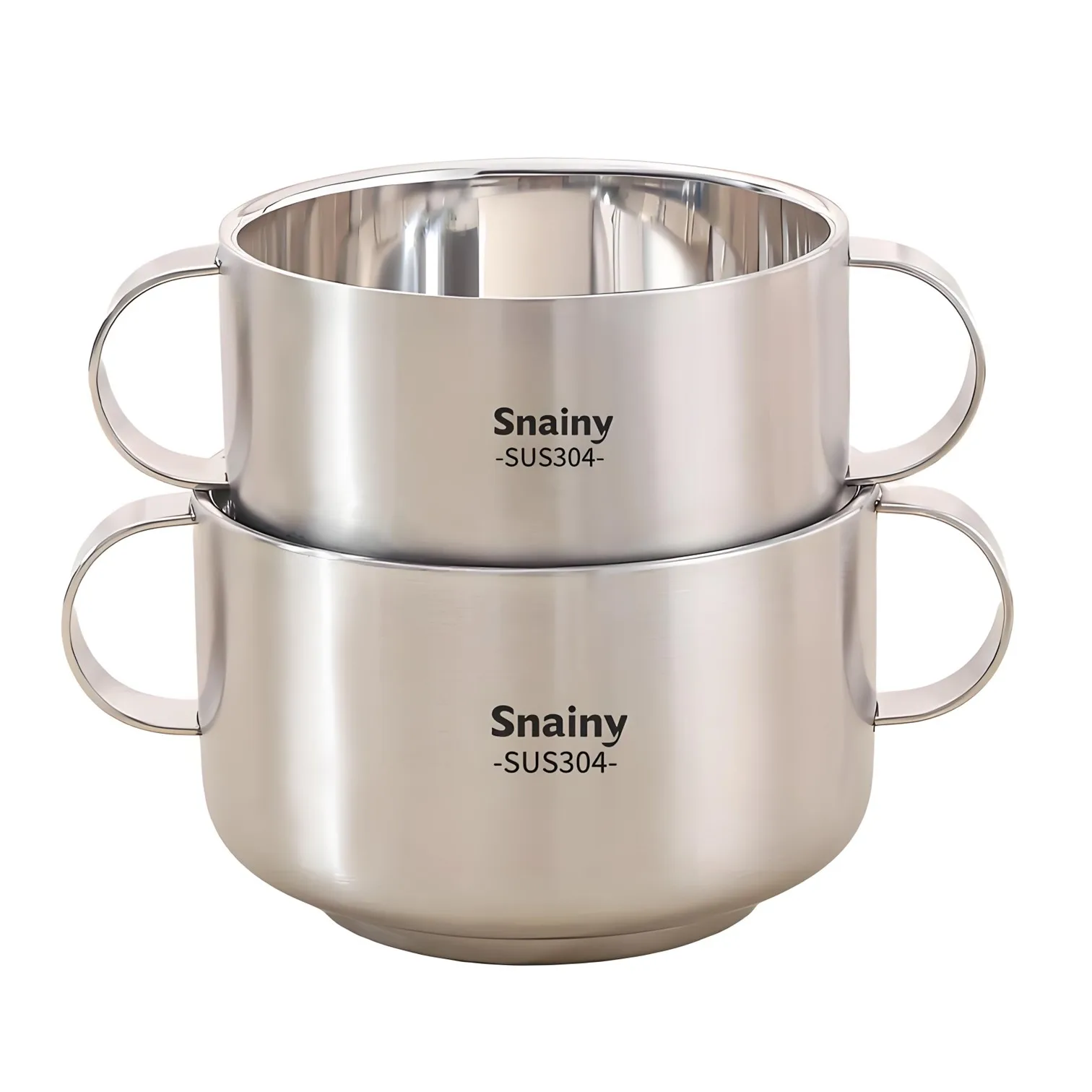 Hollow-insulated Children-safe Bowl 400/450ML Infant Food Container Fall Resistant Baby Dining Plate with 2 Side Handles