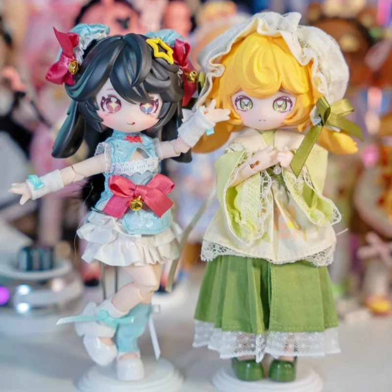 

Hot Inedible Doll 1/12 Bjd Moon Time Bunny Series Blind Box Articular Mobility 1/12 Minutes Moving Antique Cute Doll Desktop Toy