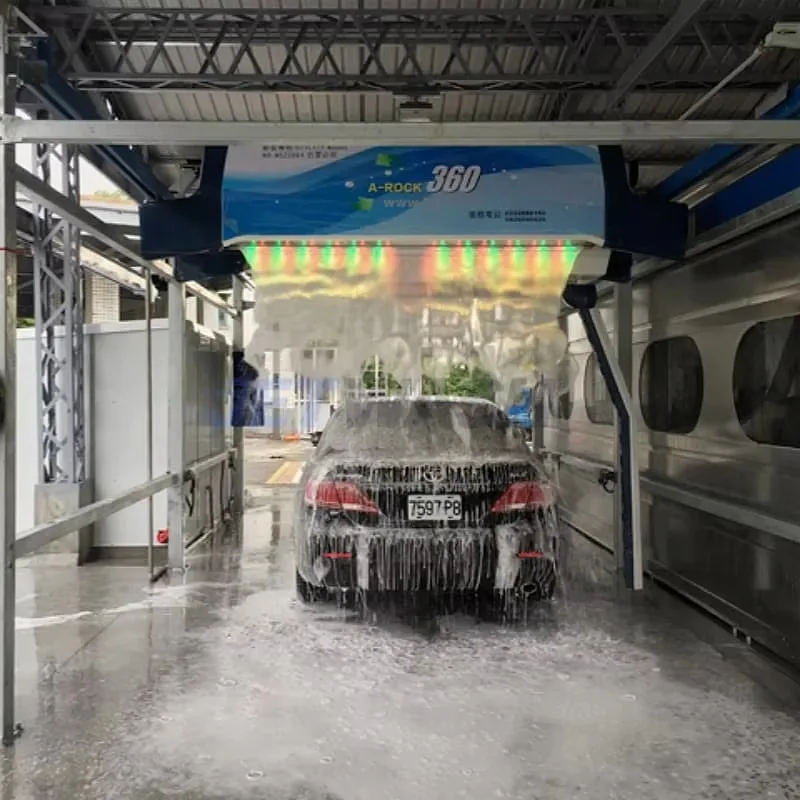 360 Degree High Pressure Touchless Automatic Car Wash Machine Made in China Fully Automatic Computer Controlled System Custom