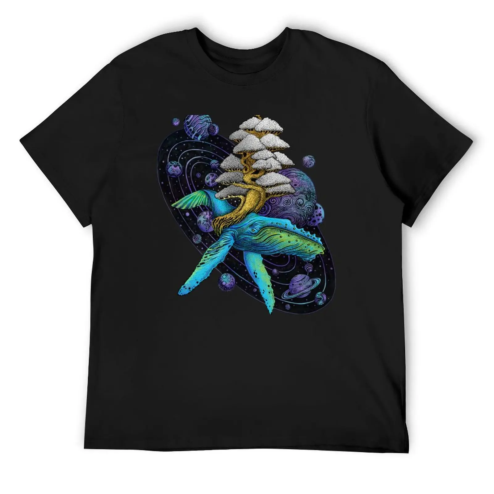 

Space Whale tree of life T-Shirt gifts for boyfriend baggy shirts essential t shirt plain t shirts men