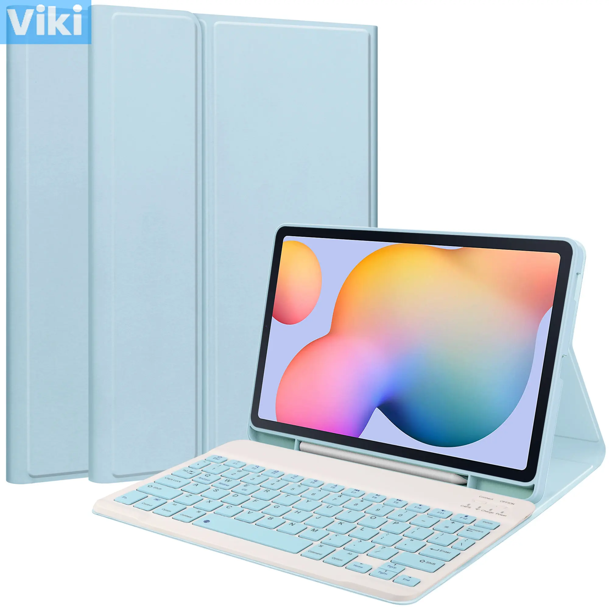 

Cover for Samsung Galaxy Tab S6 Lite 2022 SM-P613 P619 2020 SM-P610 P615 Tablet Voltage TPU Pen Slot Keyboard