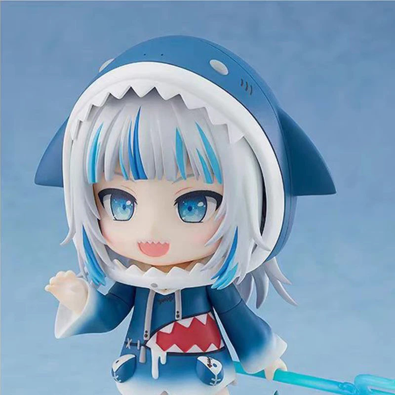 Anime Q Versie Hololive 16888, Actiefiguren Leuke Shark Gawr Gura Figuur Nendroid Kawaii PVC Collectible Model Toy Verjaardagscadeau