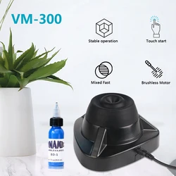 Misturador de tinta de tatuagem de vórtice, 10000rpm, mini agitador elétrico rápido de mistura de vórtice líquido para esmalte de unhas, cílios, tatuagem