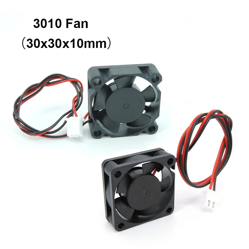 3010 Fan 3cm 30MM 30x30x10MM DC 5V 12V 2Pin-xh2.54 Cooler Small DIY Cooling Fan For PC Computer CPU 3D Pinter Parts