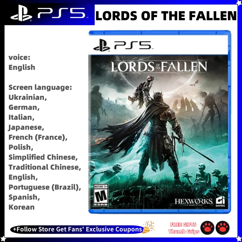 Playstatio5 PS5 Genuine NEW Game CD Lords of the Fallen Playstation5 Game Card Ps5 Games Lords of the Fallen