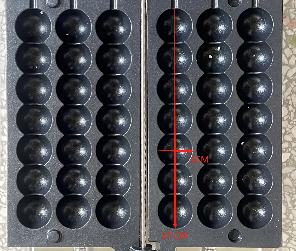 21穴の電気ローワッフル製造機,商業用スティックワッフルマシン,人気のある技術