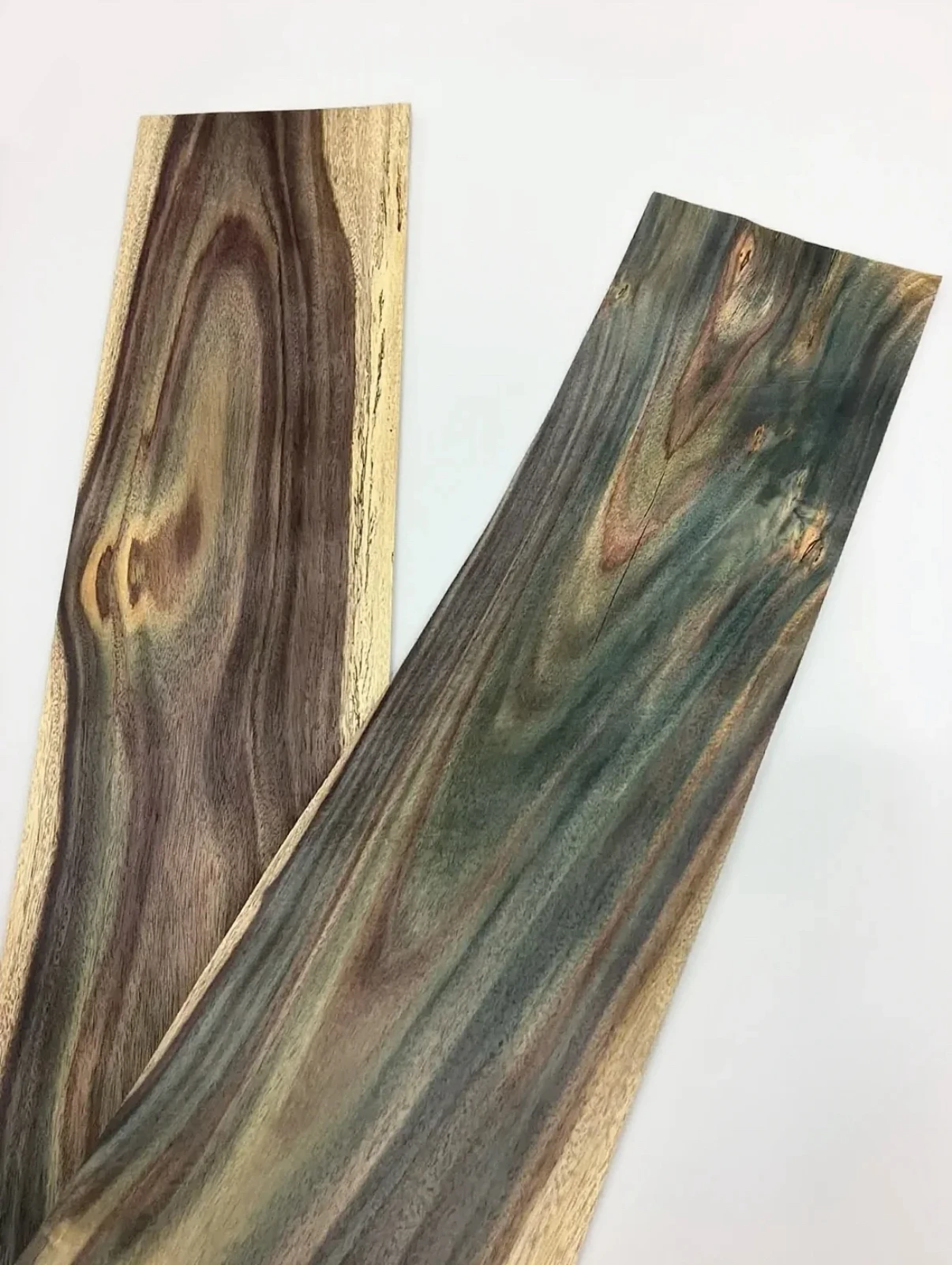 0.5 مللي متر قشرة خشبية سميكة طبيعية ورقة خشب الورد معقود البلوط الحور العقدة أحسب خشب القيقب القشرة الغيتار المتكلم القشرة الزخرفية #2