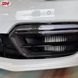 Per Porsche Panamera 971 SD/GTS Car Dry Fibra di carbonio Sostituzione Stile Doppia striscia decorativa a luce diurna a LED