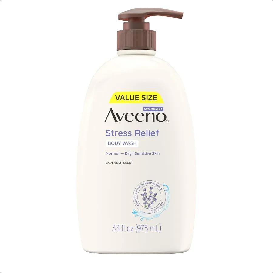 

Avee Str Relief Body Wash with urishing Oat Lavender Scent for Sensitive Skin Gently Cleanses Helps You Feel Calm Relaxed in th