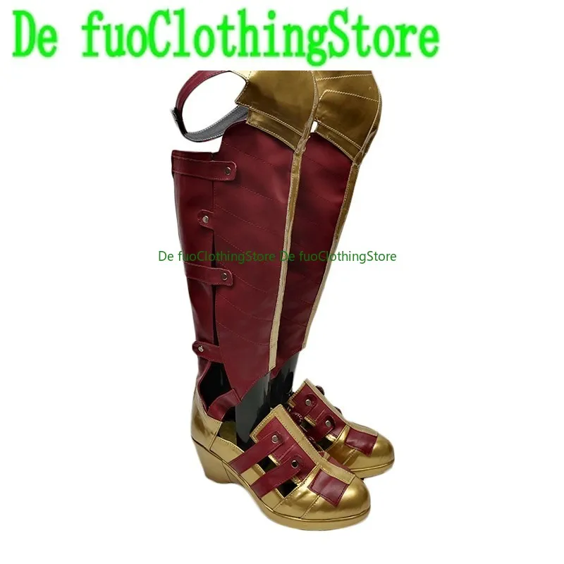 

De Fuo Clothing Store Anime Wonder Woman Diana Prince Cosplay High Heel Boots Custom Made GAME Cos Shoes Anime Cosplay Shoes